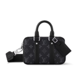 Louis Vuitton Nano Porte Documents Voyage Monogram Eclipse coated canvas - Black