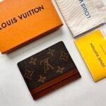 Louis Vuitton Double Card Holder Brown Monogram Wallet ﻿ - Image 6