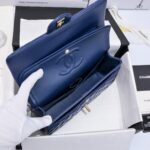 Chanel Classic Flag Royal Blue Gold Hardware Medium - Image 5