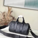 [TOP] Louis Vuitton Keepall 25 Yellow Pillow Black Bag