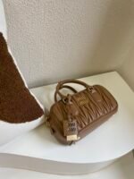 Miu Miu Arcadie matelassé nappa leather bag Brown S-wide Size - Bag - Image 4