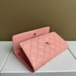 Chanel Counterfeit Caviar Leather Wallet-Pink Wallet - Image 9