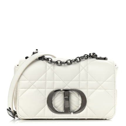 Dior Small Soft Dior Caro Bag - White