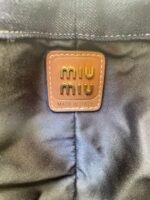 Miu Miu Leather bucket bag-Black - Bag - Image 8