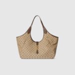Gucci Mercato tote bag Sand and dark brown GG canvas - Bag