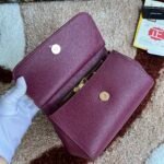 [TOP] Dolce & Gabbana Sicily Handbag - Burgundy Bag - Image 4