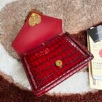 [TOP] Dolce & Gabbana Chain Tote Crossbody Bag - Red and Black Crocodile Bag - Image 5
