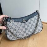 Gucci Ophidia Collection Small Handbag With Extra Strap- Beige And Black Bag - Image 8