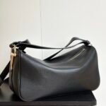 Gucci Half Horsebit Shoulder Black soft grainy leather Bag - Image 8