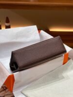 Hermes Kelly Mini 1st Kelly Pochette Generation Epsom Palm Leather-Coffee Color - Image 5