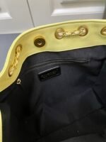 CHANEL 25 Small Handbag Grained Calfskin & Gold-Tone Metal Light Yellow - Bag - Image 10