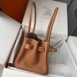 Hermes JPG Shoulder Birkin Togo handbag in Brown with Gold hardware - Image 5