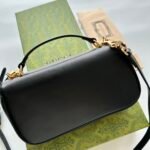 Gucci Horsebit 1955 Small Black Leather Shoulder Bag - Image 7