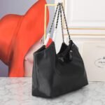 Prada New 21 Tote Shopping Bag - Silver Label Bag - Image 4