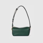 Gucci Half Horsebit Shoulder Green soft grainy leather Mini Bag