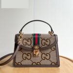 Gucci Jumbo GG Canvas Small Ophidia Top Handle - Bag - Image 2