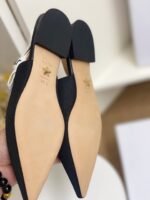 Dior J'Adior Slingback Pump Black Technical Fabric-Shoes - Image 10