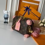 Louis Vuitton Monogram Petite Malle Souple - Peach - Image 4
