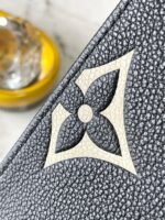 LOUIS VUITTON LV Bicolor Monogram Empreinte Leather Canvas Onthego PM Black Gold - Bag - Image 8