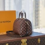Louis Vuitton Speedy Bandoulière 25 Damier Ebene Women Handbag - Bag - Image 5