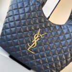 SAINT LAURENT YSL ICARE Medium in quilted nappa Black - Bag - Image 8