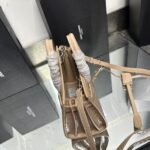 Saint Laurent Beige Croc Embossed Leather Nano Classic Sac De Jour Tote - Bag - Image 5