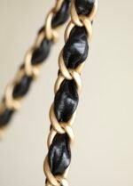 [TOP] Chanel 24A hobo Bag Shiny Calfskin & Gold-Tone Metal Black - Bag - Image 12