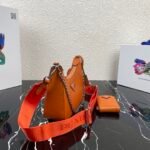 Prada Re-Edition 2005 Saffiano Leather Bag - Orange - Image 6