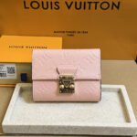 Louis Vuitton LV Métis Monogram Empreinte Wallet-Pink Wallet
