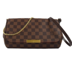 [TOP]Louis Vuitton Favorite MM Checkerboard Chain Shoulder Bag - Black - Image 3