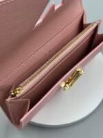 Louis Vuitton Pink Epi Leather Twist Wallet - Golden - Image 8