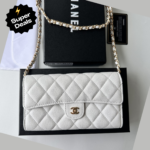 Chanel 23 Wallet on Chain- White Bag