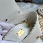 [TOP] Dolce & Gabbana Cowhide Mini Tote - White Bag - Image 7