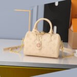 LV Nano Speedy Monogram Empreinte Leather-Beige - Bag