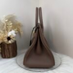 Hermes Birkin Togo Retourne Bag Golden-Dark Brown Bag - Image 5