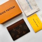Louis Vuitton Double Card Holder Brown Monogram Wallet ﻿ - Image 4