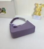 Prada Hobo Medieval Moon Bag - Purple Bag - Image 7