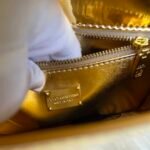 [TOP] Dolce & Gabbana Patent Leather Crossbody Bag - Gold Bag - Image 9