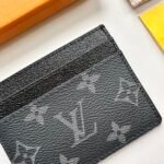 Louis Vuitton Double Card Holder Black Monogram Wallet ﻿ - Image 2