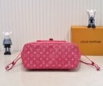 Louis Vuitton Monogram Fall For You Neverfull MM - Canvas & Monogram Canvas, Gold-Tone Hardware, Pink - Image 3