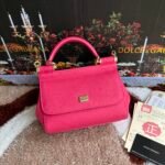 [TOP] Dolce & Gabbana Sicily Handbag - Rose Red Bag - Image 2