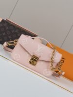Louis Vuitton Pochette Métis East West Embossed Grain Cowhide - Pink - Image 2