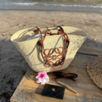 LOEWE Small Anagram basket Raffia Tote Bag