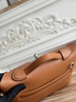 [TOP]Hermes 2424 Togo Mini Gold Evercolor Silver Hardware - Image 6