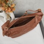 Dior D-Journey Bag -Light Gold-Tone Flat Macrocannage - Image 9