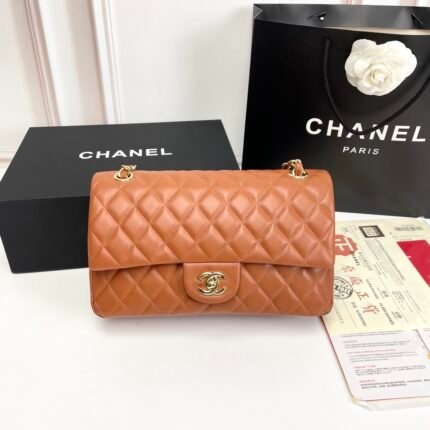 Chanel Classic Flap Caramel Gold Hardware