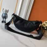 Louis Vuitton Hamac Black Embossed Trumpet Handbag - Image 3
