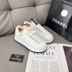 Chanel 25SS Top Luxury Embroidered Thick Loafers-Black