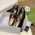 [TOP]Gucci Men's Donnie Leather Loafers - Shoes - Image 3