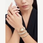 Bvlgari Serpenti Tubogas Watch, Yellow gold, Diamonds, Diameter: 35mm - Image 3